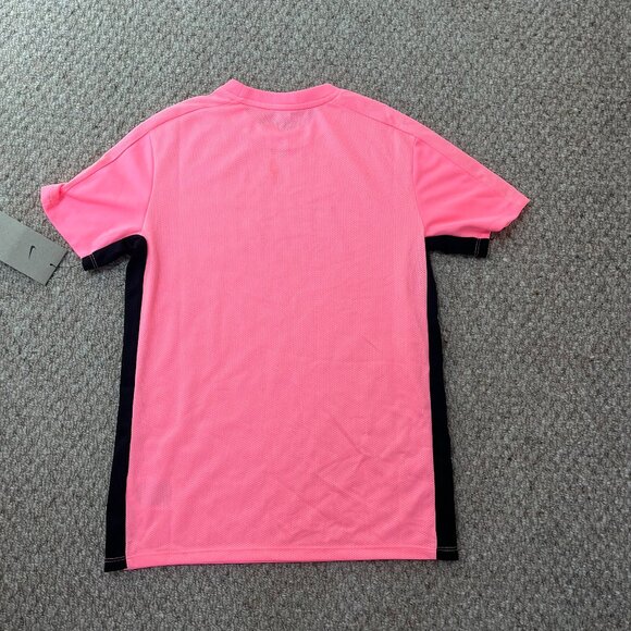 Nike Dri-FIT Academy Big Kids’ Short-Sleeve Soccer Top: Sunset Pulse/Black – NWT - Picture 6 of 8